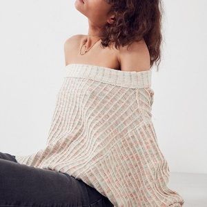 Ecote off the shoulder oversized sweater